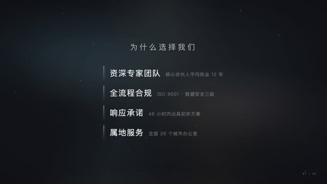 企业商务·年度回顾 效果画面 9