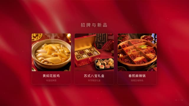 政务汇报·庄重红金 效果画面 11