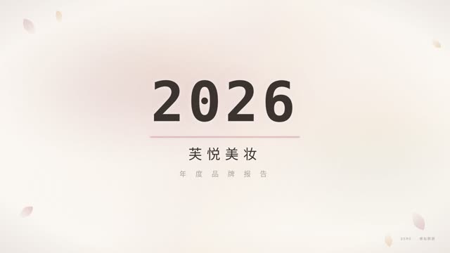 美妆轻奢·奶油粉金 效果画面 1