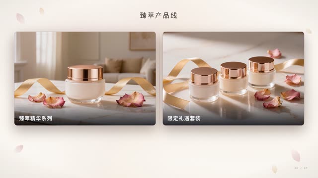美妆轻奢·奶油粉金 效果画面 7