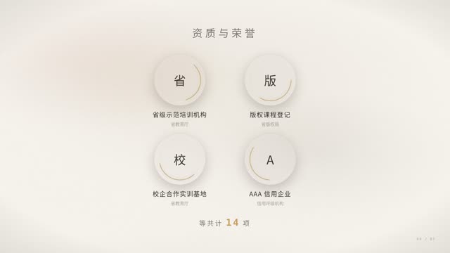 教育人文·纸感浅色 效果画面 6